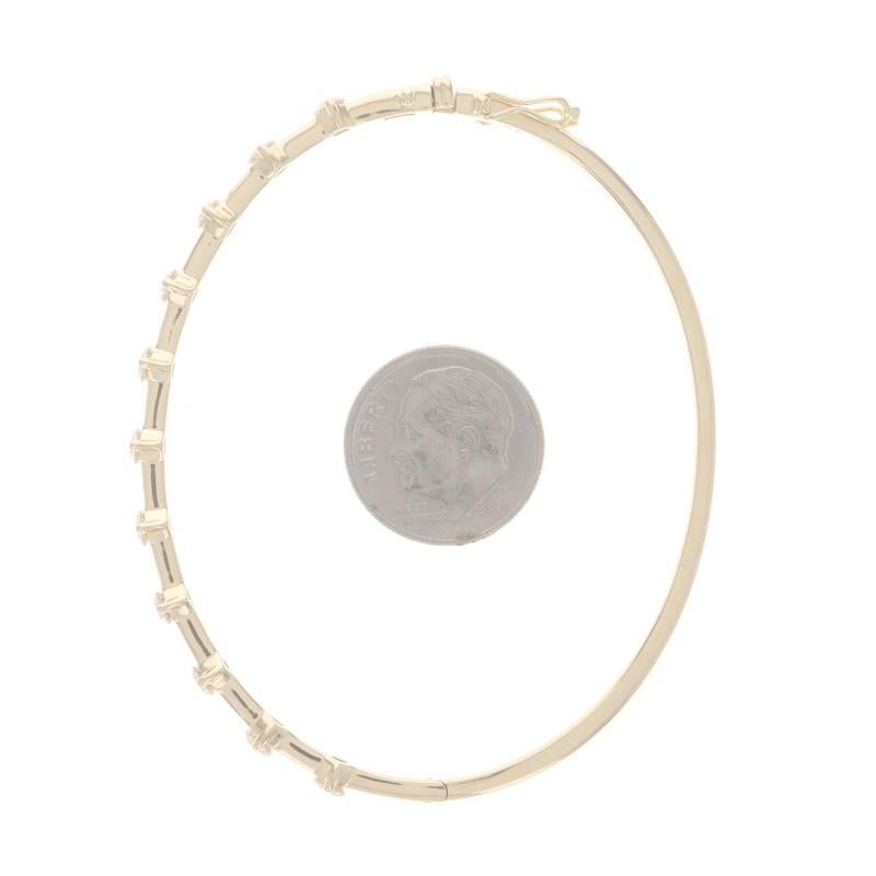 Gelbgold Diamant-Armreif 6 1/2