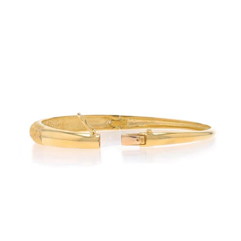 Bracelet en or jaune avec diamant 6 1/4