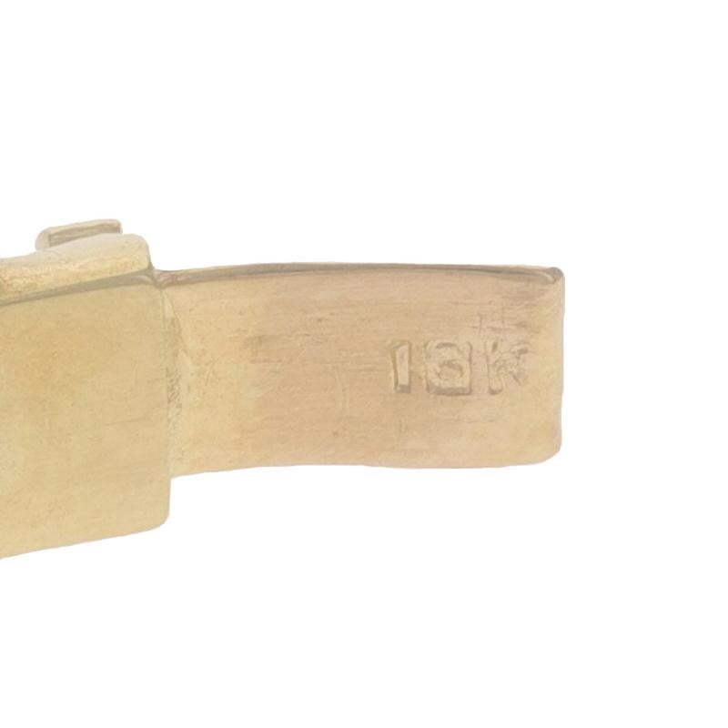 Bracelet en or jaune avec diamant 6 1/4