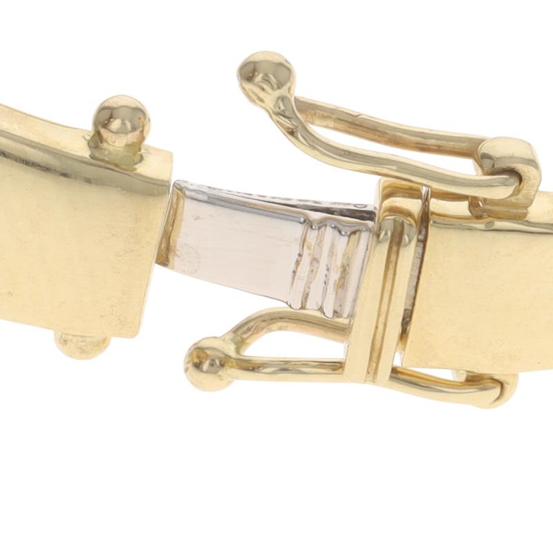 Pulsera de Diamantes de Oro Amarillo 6 1/4