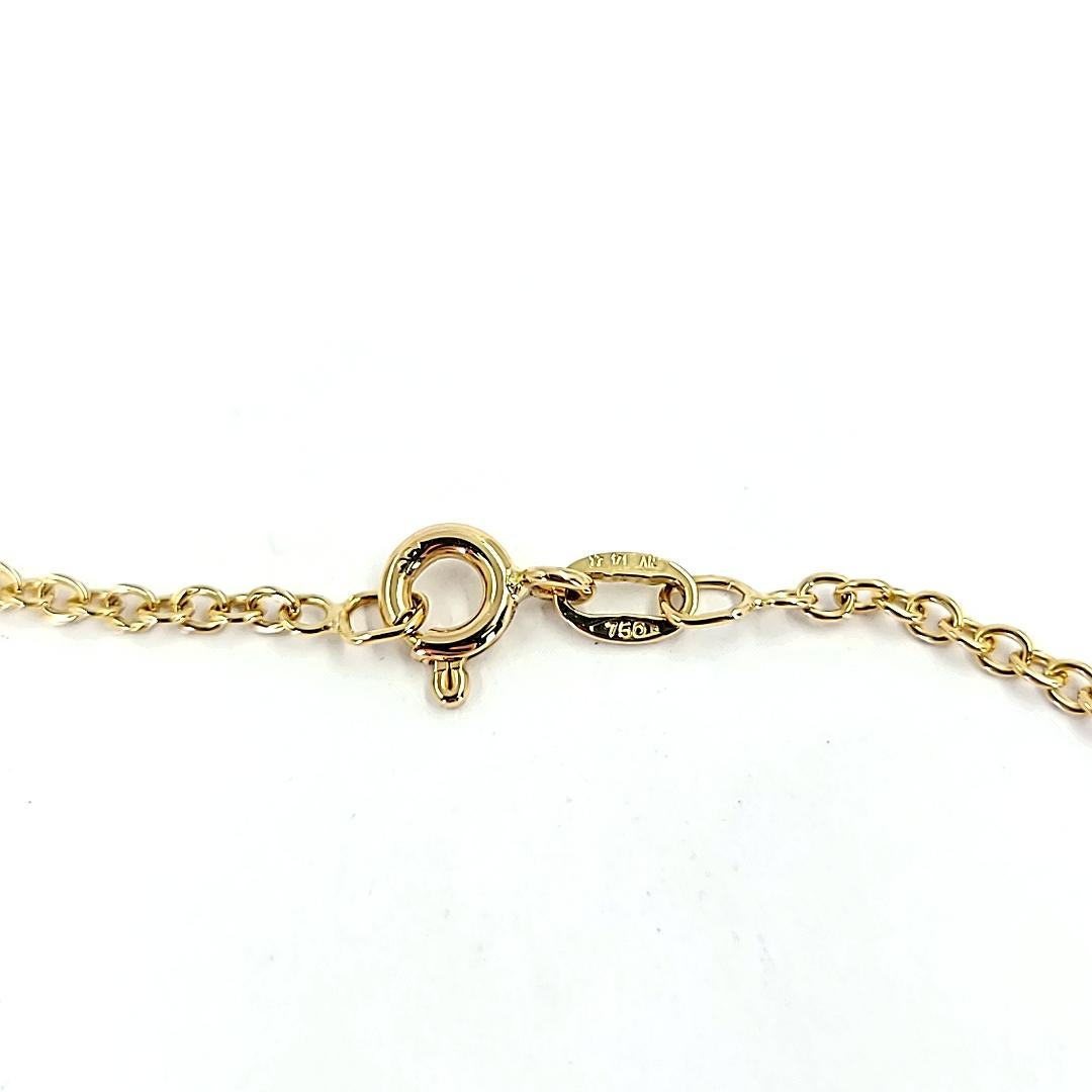 Women's Yellow Gold Diamond Butterfly Necklace For Sale