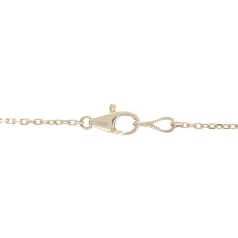 Collana di diamanti in oro giallo da 18