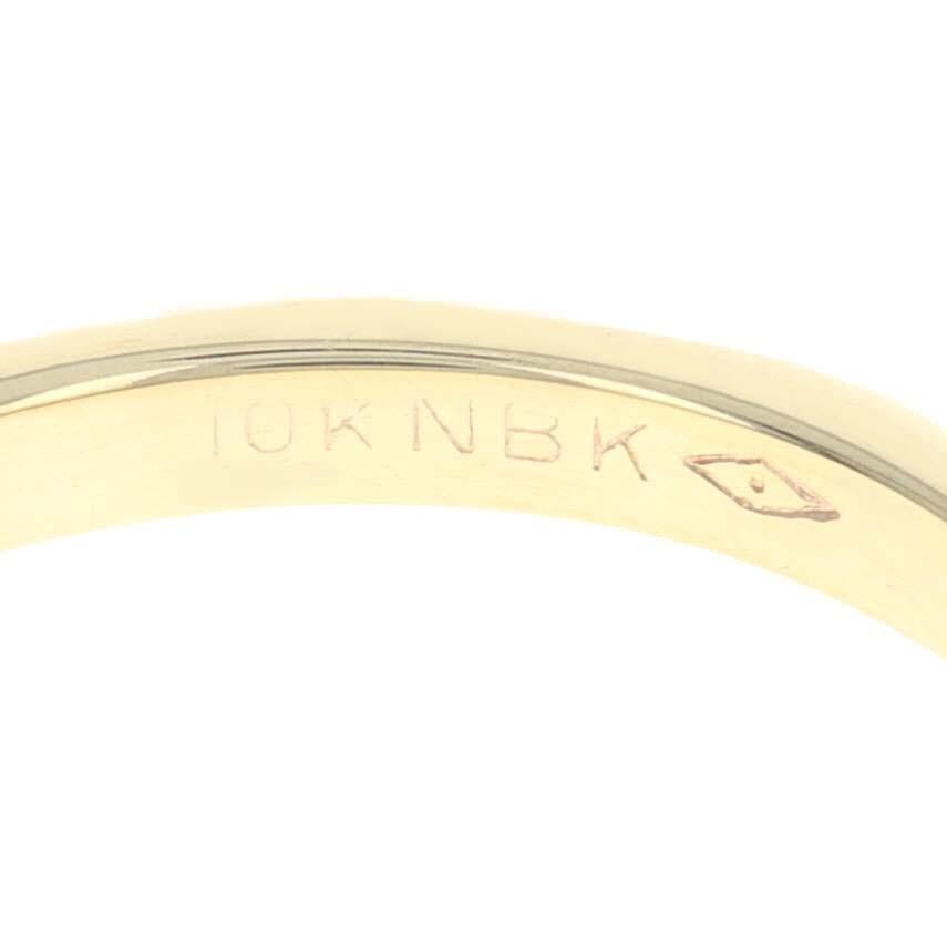 Yellow Gold Diamond Bypass Ring, 10k Single Cut .10ctw 4