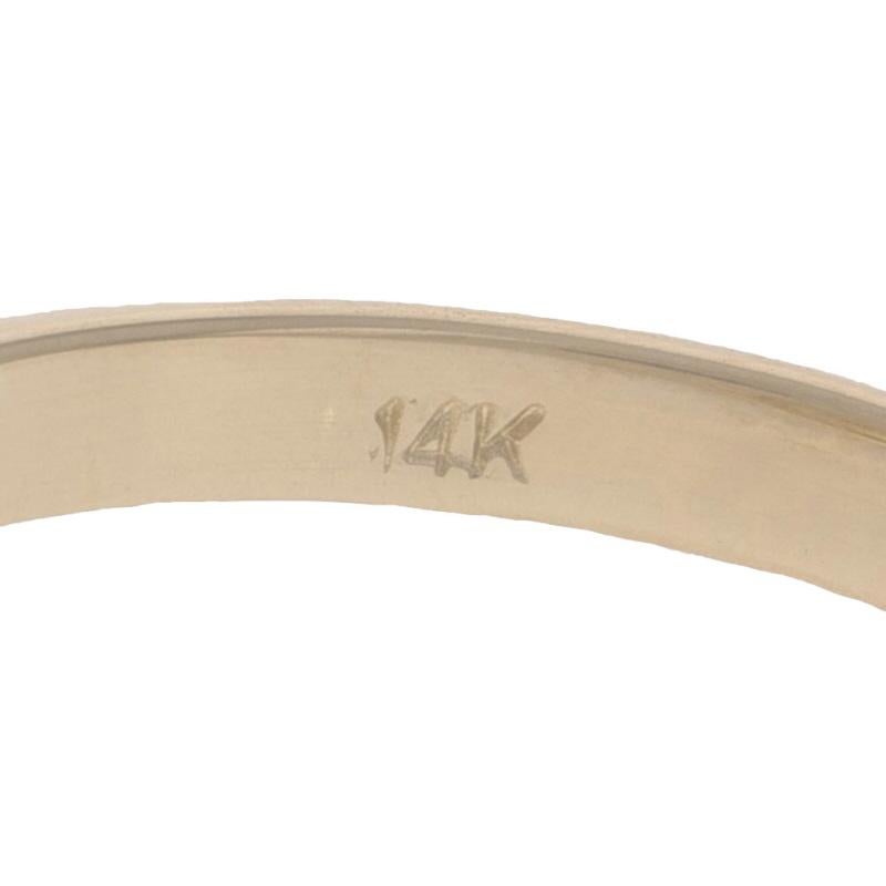Anello Bypass con diamante in oro giallo - 14k Brilliante rotondo .30ctw in vendita 2