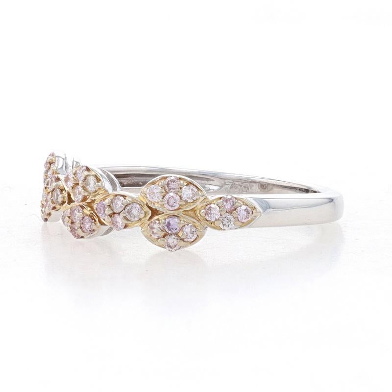 Anneau en or jaune avec diamant en grappe - Anneau de mariage en or jaune 18k avec diamant rond brillant .32ctw Excellent état - En vente à Greensboro, NC