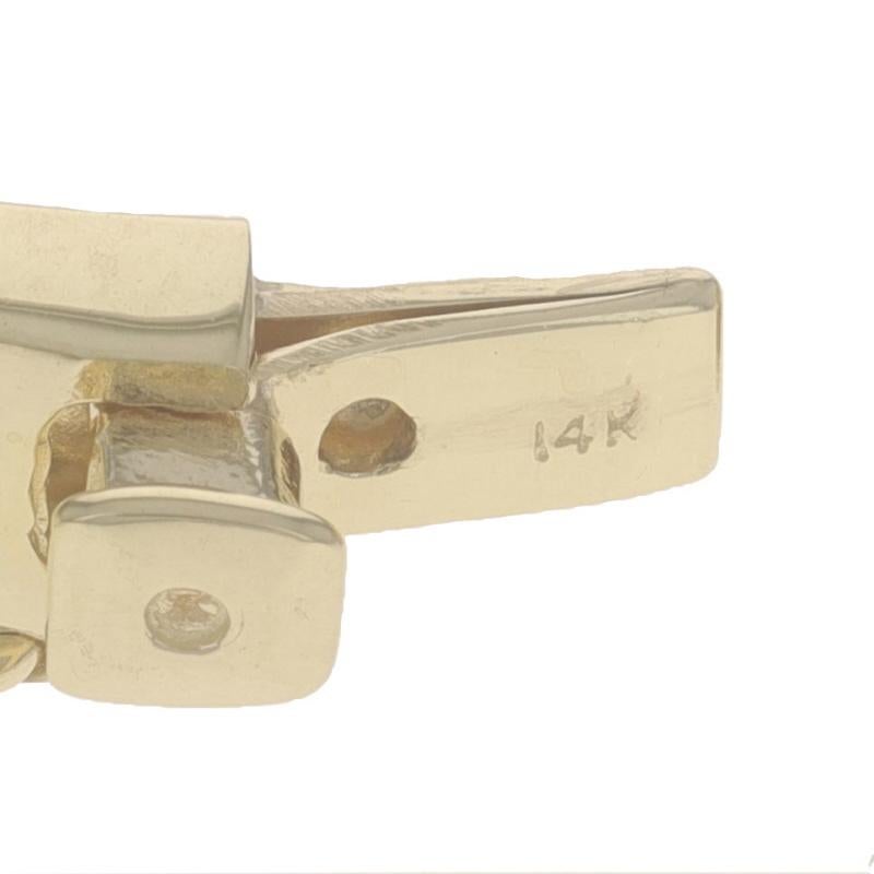 Bracelet en or jaune avec grappe de diamants - 14k Round Brilliant 2.50ctw en vente 2