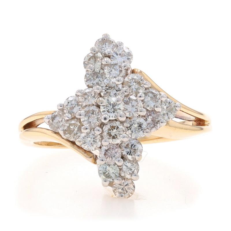 Dimensione: 5
Tassa sulle taglie: Aumento di 3 taglie per $35 o Diminuzione di 1 taglia e mezza per $35

Contenuto metallico: Oro giallo 14k e oro bianco 14k

Informazioni su A. Stone

Diamanti naturali
Carati: 1.00ctw
Taglio: Rotondo