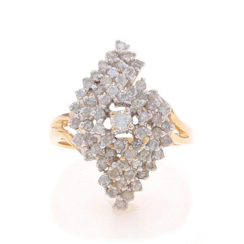 Dimensioni: 7 1/4
Tassa sulle taglie: Aumento di 3 taglie per $35 o Diminuzione di 1 taglia e mezza per $35

Contenuto metallico: Oro giallo 14k e oro bianco 14k

Informazioni su A. Stone

Diamanti naturali
Carati: 1.00ctw
Taglio: Brillante e