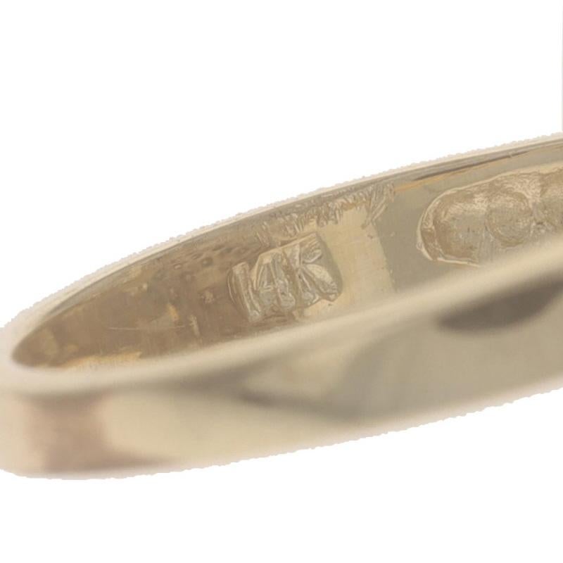 Bague bypass en or jaune avec grappe de diamants - 14k Round 1.00ctw Waterfall en vente 2