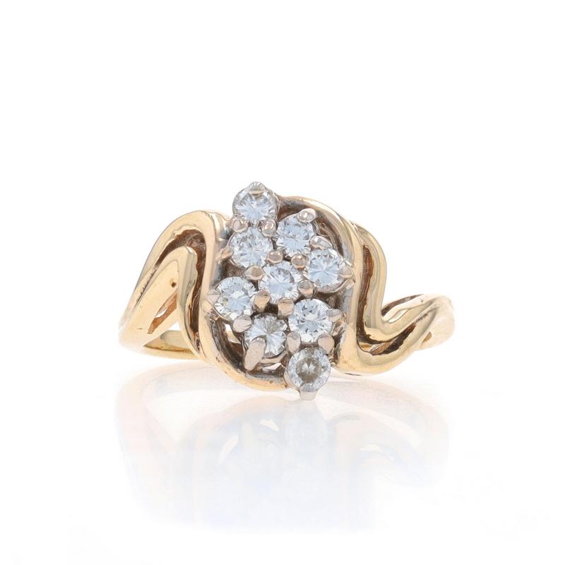 Dimensione: 5
Costo della taglia: Up 2 1/2 taglie per $40 o Down 1 taglia per $30

Contenuto metallico: Oro giallo 14k e oro bianco 14k

Informazioni su A. Stone

Diamanti naturali
Carati: .50ctw
Taglio: Rotondo brillante
Colore: F - G
Chiarezza: