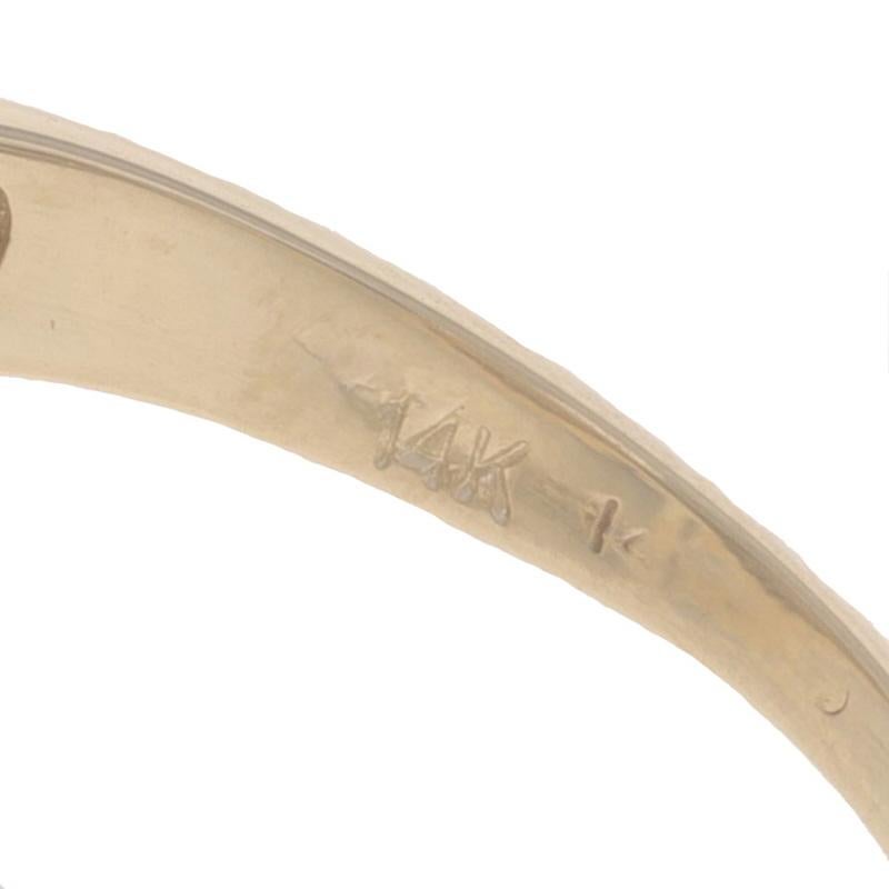Bague cocktail en or jaune avec grappe de diamants - 14k Round .50ctw en vente 2