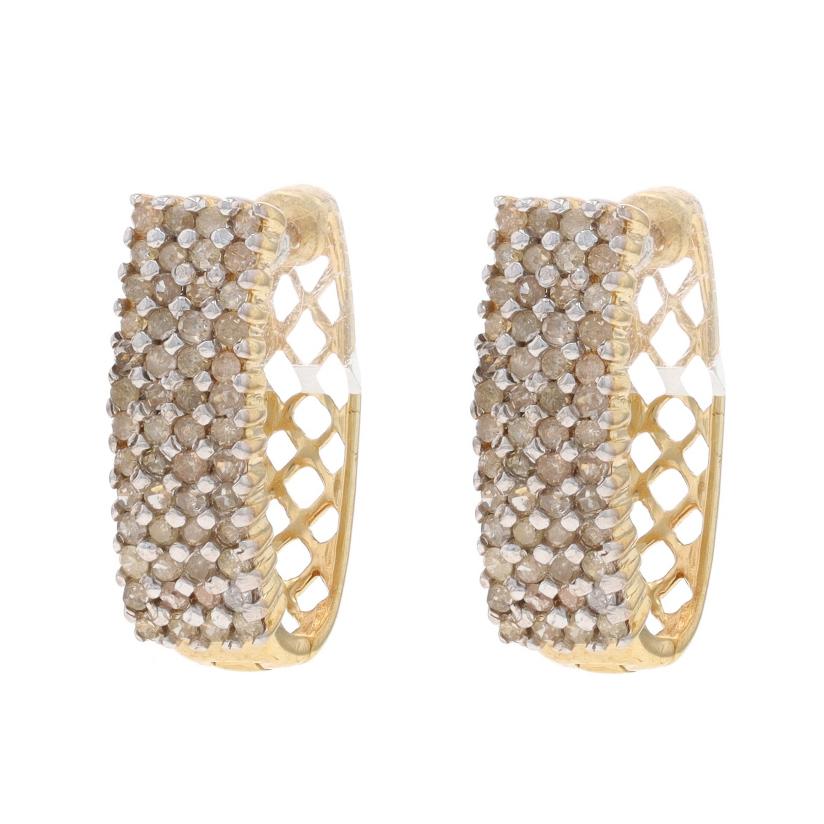 Contenu métallique : Or jaune 10k et or blanc 10k

Informations sur les pierres

Diamants naturels
Carat(s) : 1.00ctw
Coupe : Simple
Couleur : Champagne
Clarté : I1 - I2

Total des carats : 1.00ctw

Style : Cercle en forme de grappe
Type de