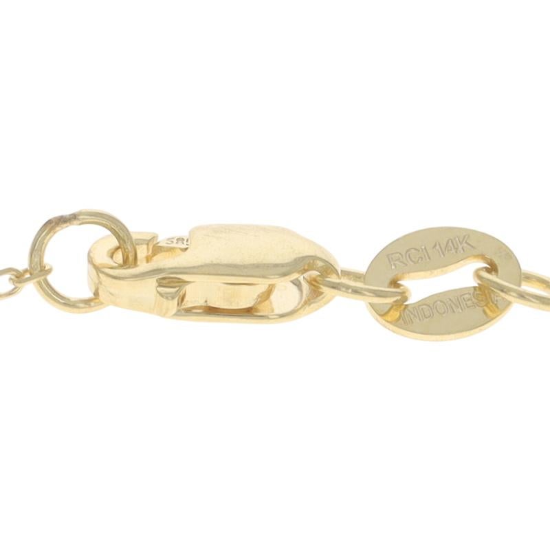 Gelbgold Diamant-Cluster-Anhänger Halskette 18