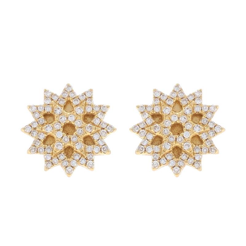 Contenu du métal : Or jaune 14k

Informations sur les pierres

Diamants naturels
Carat(s) : .26ctw
Coupe : Simple
Couleur : G - H
Clarté : VS1 - VS2

Total des carats : .26ctw

Style : Clous d'oreilles
Type de fermeture : Fermeture papillon
Thème :