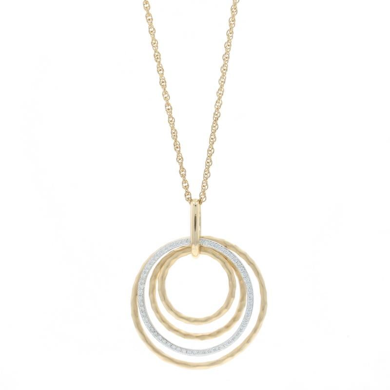 Brand: Allison Kaufman

Metal Content: 14k Yellow Gold & 14k White Gold

Stone Information

Natural Diamonds
Carat(s): .22ctw
Cut: Round Brilliant
Color: G - H
Clarity: SI1 - SI2

Total Carats: .22ctw

Chain Style: Prince of Whales
Necklace Style:
