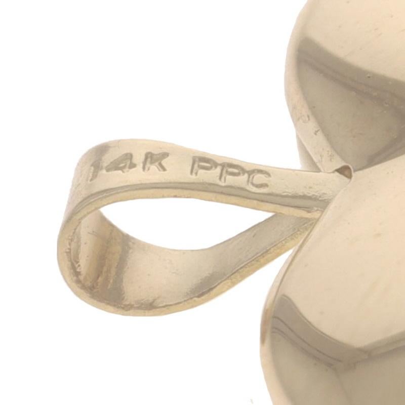 Gelbgold Diamant-Kreuz-Herz-Medaillon-Anhänger - 14k Rundschliff Love zwei Rahmen im Angebot 2