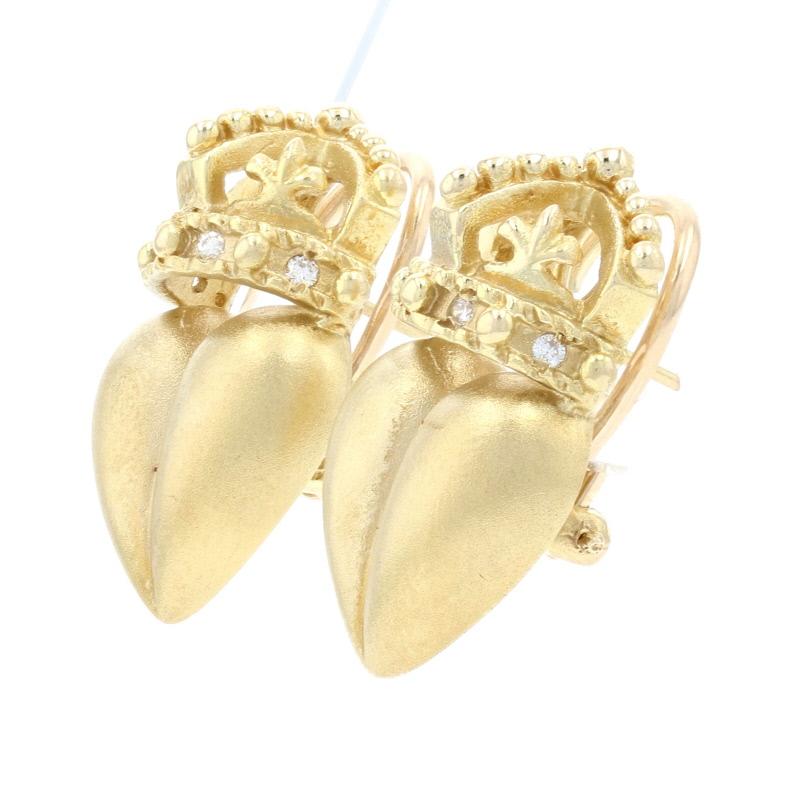 juicy couture heart stud earrings