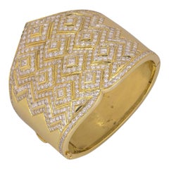 Bracciale con diamanti in oro giallo 15,00 carati