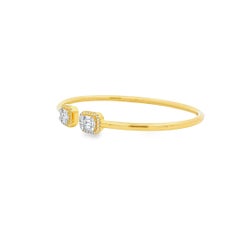 Maurice Fine Jewelry - Manschettenarmreif aus Gelbgold mit Diamanten