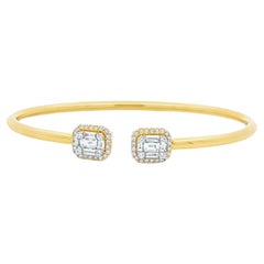 Maurice Fine Jewelry - Manschettenarmreif aus Gelbgold mit Diamanten