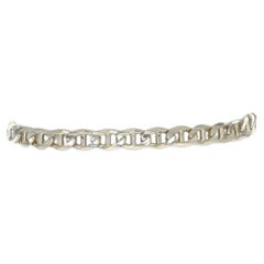 Ankerkette für Herren aus Gelbgold mit Diamantschliff 8" - 14k Mariner Italien