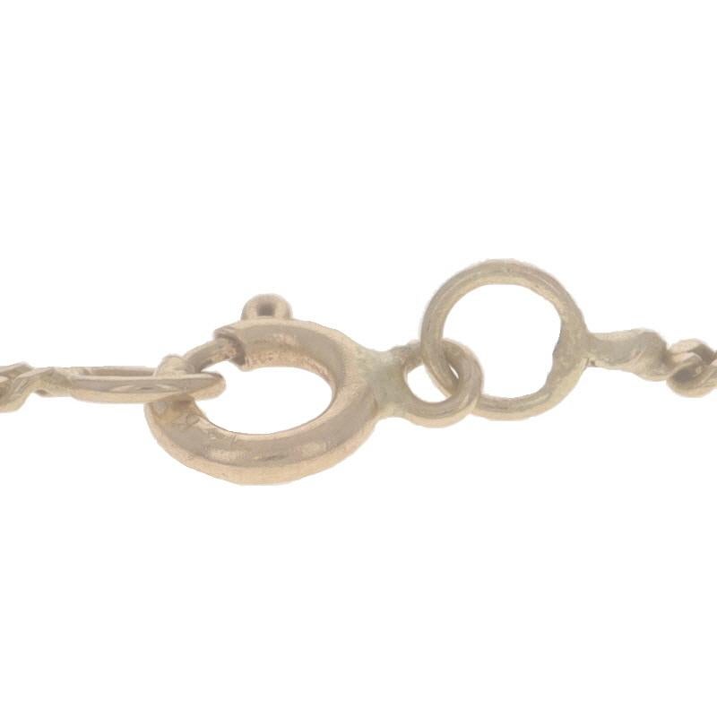 Yellow Gold Diamond Cut Curb Chain Necklace 18