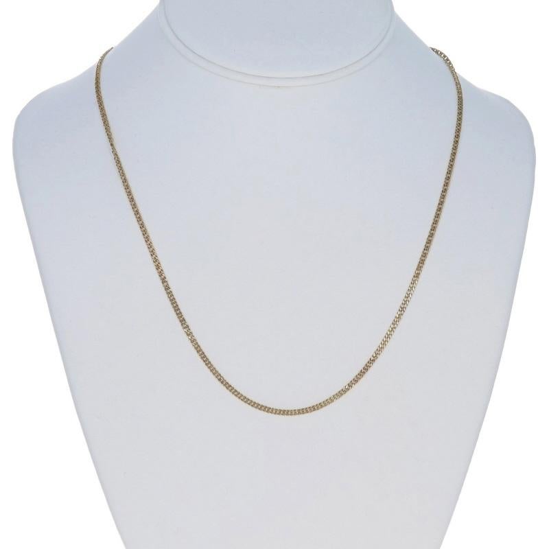 Collier à chaîne en or jaune 20