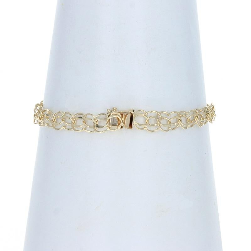 esclava de oro con diamantes para hombre