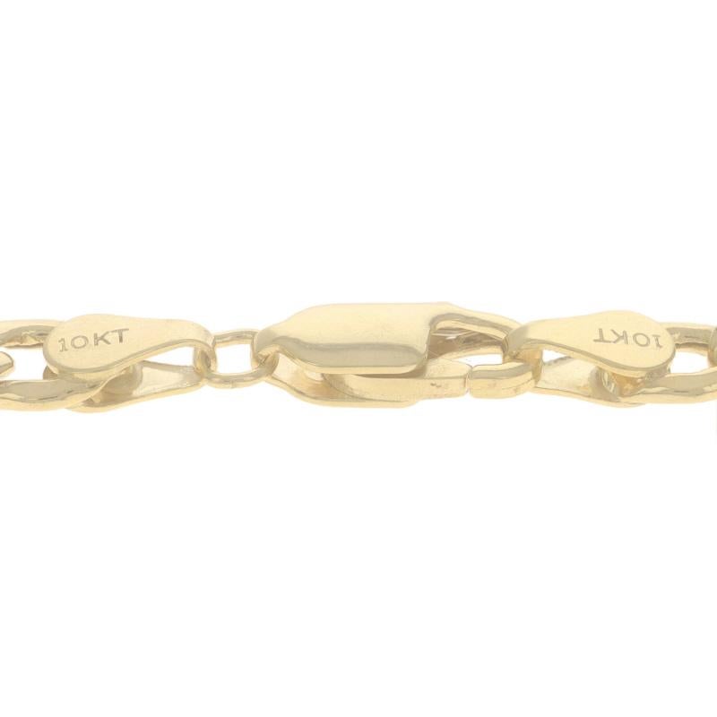 Yellow Gold Diamond Cut Rope Chain Necklace 20