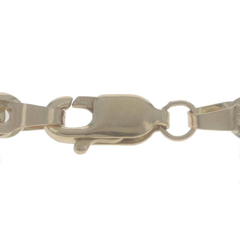 Collier de corde en or jaune avec diamants - 10k en vente 2