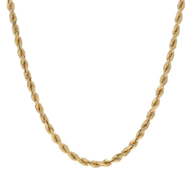 Contenu du métal : Or jaune 14k

Informations sur les pierres

Diamant naturel
Coupe : Simple
Note sur la pierre : (un petit accent sur l'étiquette)

Style de chaîne : Corde taillée en diamant
Style du collier : Chaîne
Type de fermeture : Fermoir