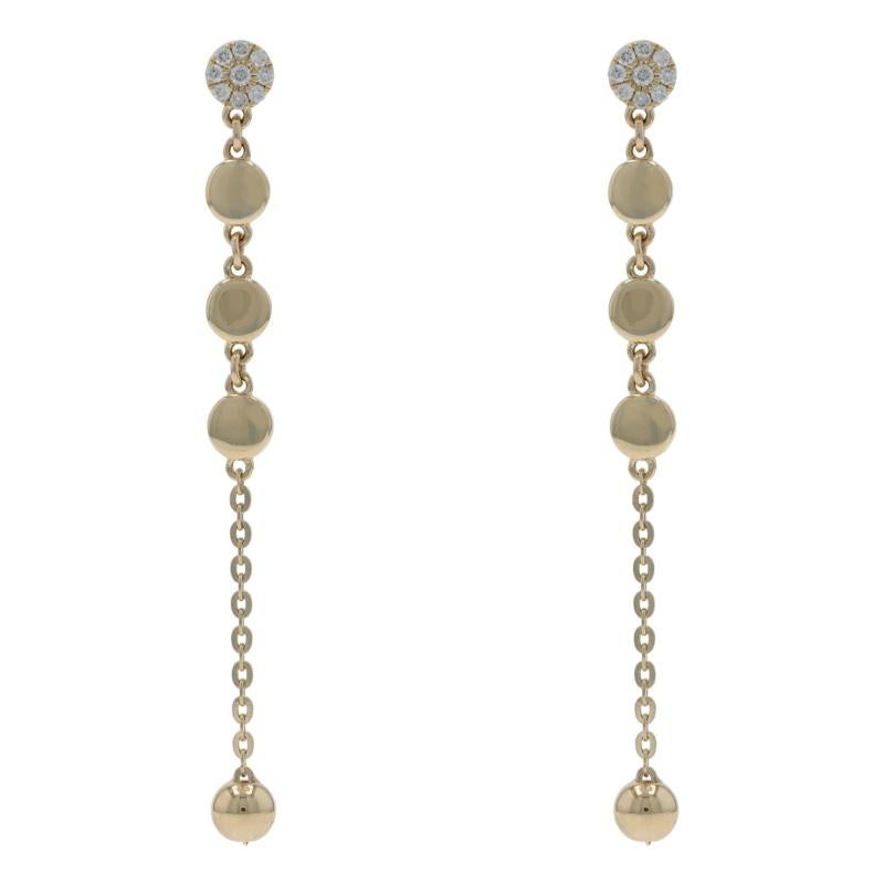 Contenuto del metallo: Oro giallo 14k

Informazioni su A. Stone

Diamanti naturali
Carati: .11ctw
Taglio: Rotondo brillante
Colore: G
Chiarezza: VS2 - SI1

Carati totali: .11ctw

Stile: Pendente
Tipo di chiusura: Chiusura a farfalla
Tema: Catena a