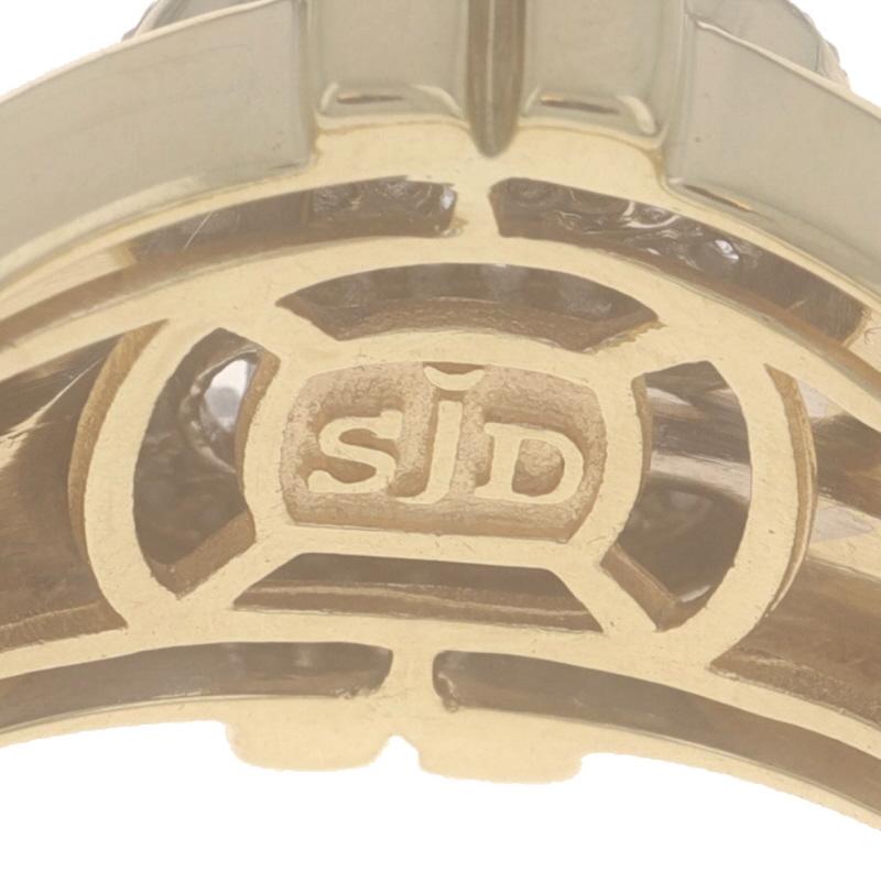Anello da uomo in oro giallo con diamante Dollar Sign 10k Single .25ctw Money SZ 10 1/4 in vendita 1