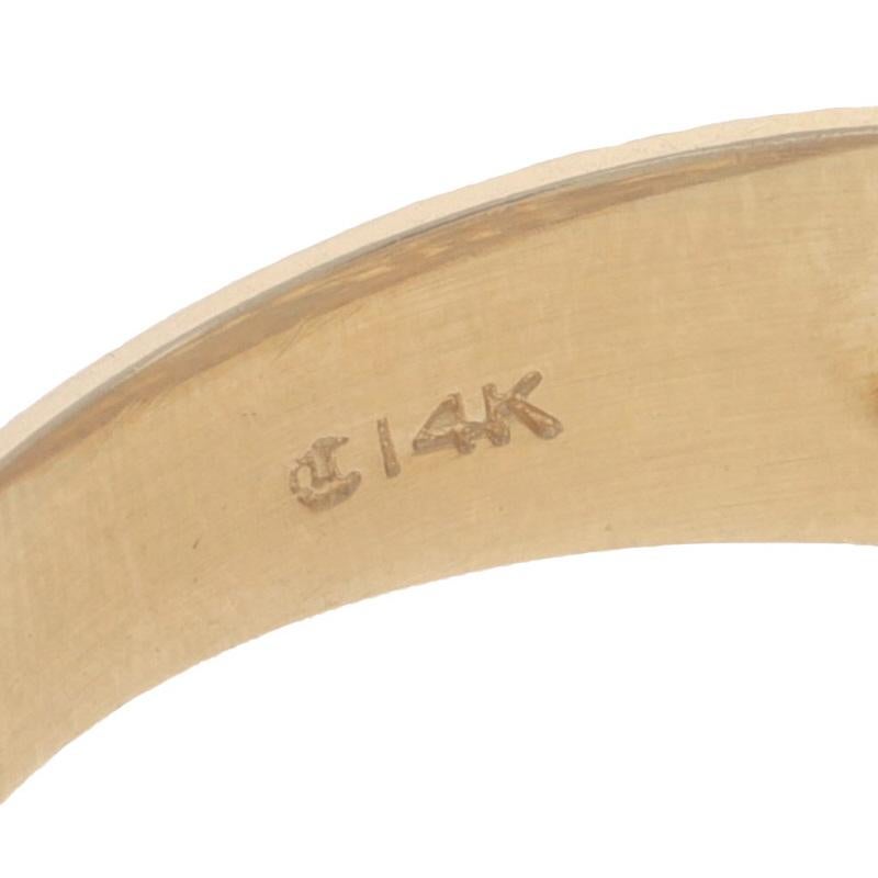 Bague de cocktail en or jaune avec dôme en diamant 14k rond brillant 1.20ctw en vente 2