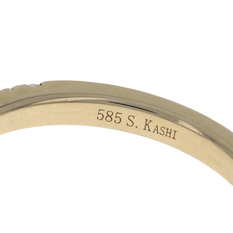 Anello di fidanzamento con diamante in oro giallo - 14k Marquise 2.20ctw in vendita 2