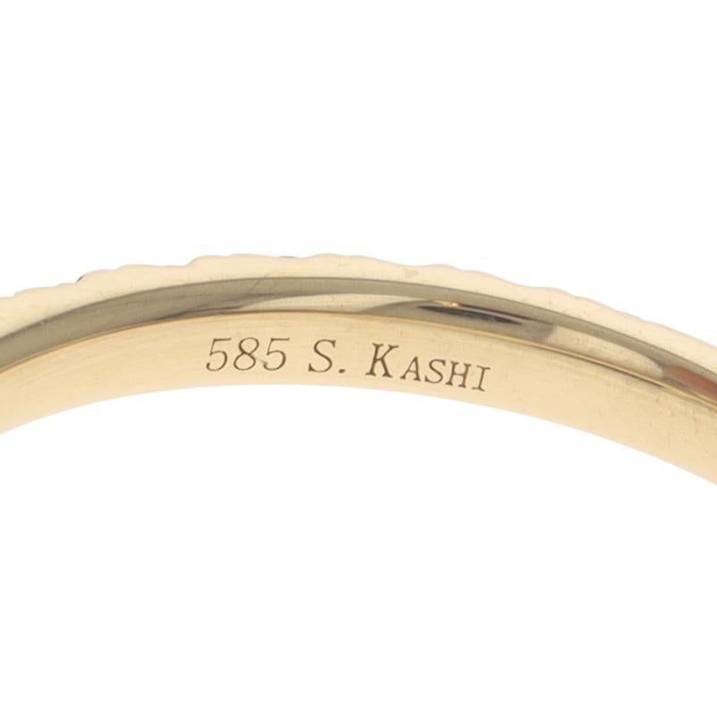 Anillo de compromiso de diamantes en oro amarillo - 14k Redondo 2.54ctw GIA en venta 2