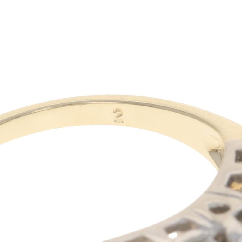 Yellow Gold Diamond Engagement Ring - 14k Round Brilliant .56ctw For Sale 2