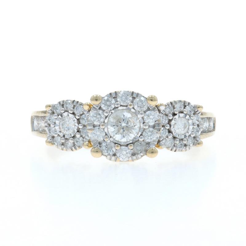 Dimensione: 7
Tassa sulle taglie: Up 2 taglie per $40 o Down 1/2 taglia per $40

Contenuto metallico: Oro giallo 14k e oro bianco 14k

Informazioni su A. Stone

Diamanti naturali
Carati: .75ctw
Taglio: Rotondo brillante
Colore: H. H. - I.
Chiarezza: