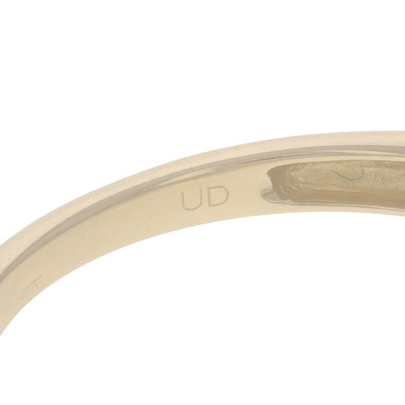 Anello di fidanzamento con diamante in oro giallo 14k Brilliante rotondo .75ctw Halo in vendita 2