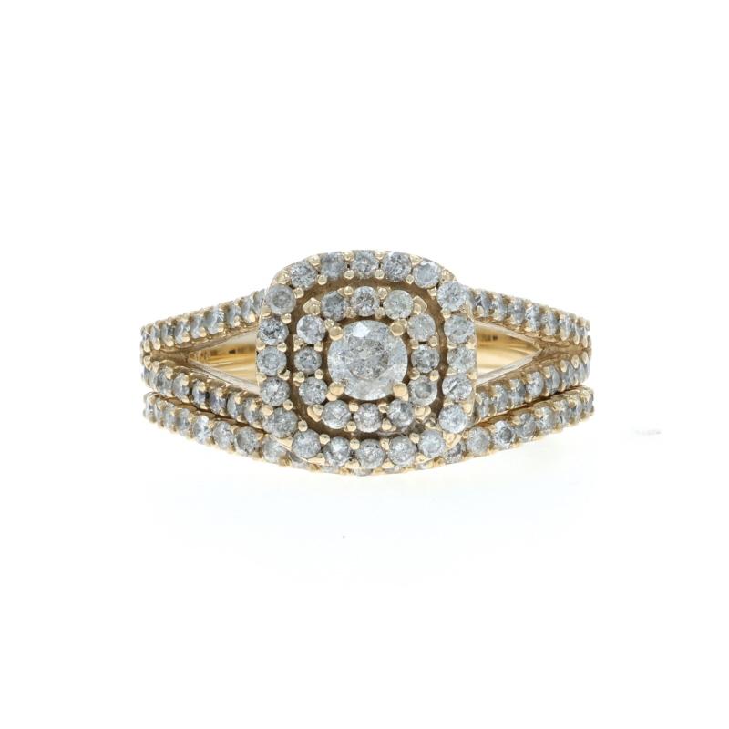 Taille : 8
Frais de taille : Up&Up 2 tailles pour $80 ou Down 1/2 taille pour $60

Contenu du métal : Or jaune 10k

Informations sur les pierres

Diamants naturels
Carat(s) : 1.00ctw
Coupe : Brillant rond
Couleur : I - J - K.
Clarté : I1 - I2

Total