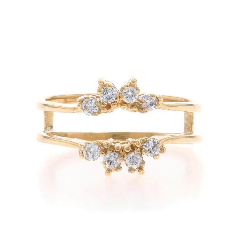Taille : 7
Frais de taille : Up&Up 3 tailles pour $60 ou Down 2 tailles pour $40

Contenu du métal : Or jaune 14k

Informations sur les pierres

Diamants naturels
Carat(s) : .32ctw
Coupe : Brillant rond
Couleur : H - I
Clarté : SI1 - SI2

Total des