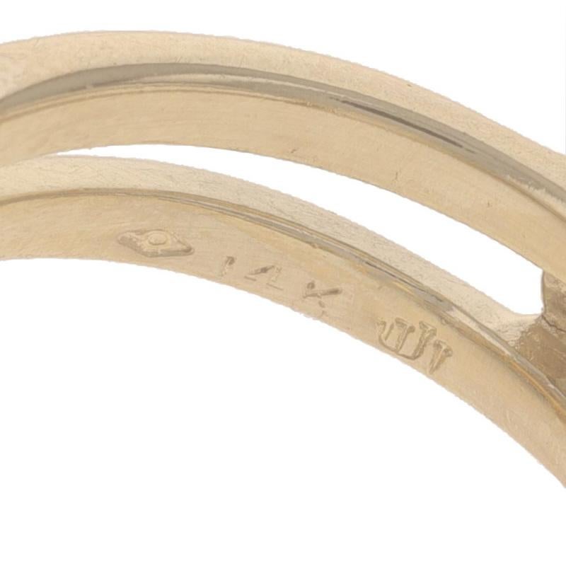 Yellow Gold Diamond Enhancer Wedding Band -14k Single Ct .15ctw Wrap Jacket Ring For Sale 2