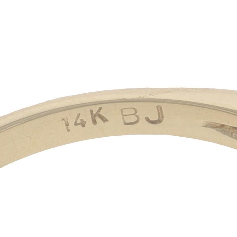 Yellow Gold Diamond Five-Stone Ring - 14k Round 1.07ctw Wedding Anniversary 2