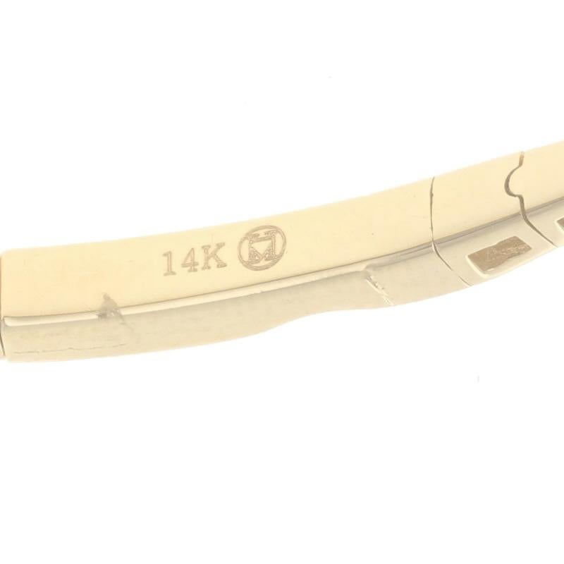 Flex-Armreif aus Gelbgold mit Diamanten 6 1/2