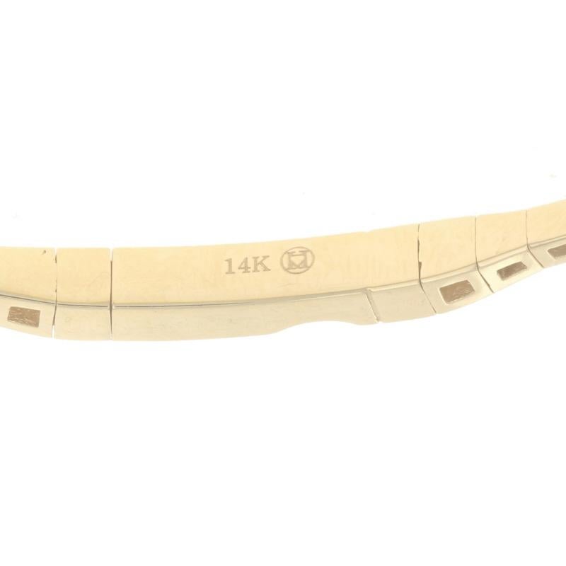 Flex Armreif aus Gelbgold mit Diamanten 6 3/4