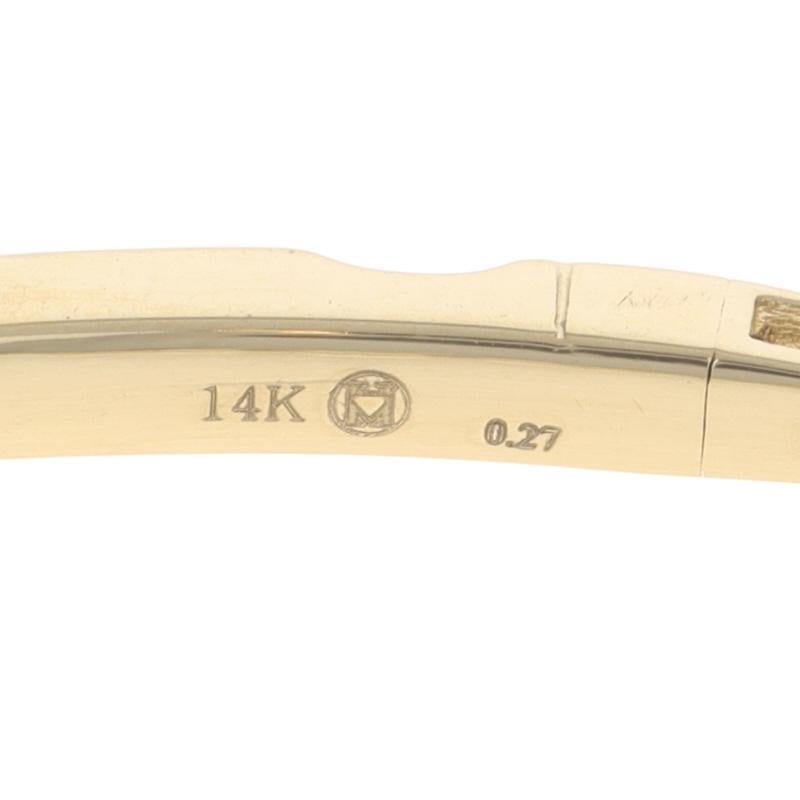 Bracciale Flex con diamanti in oro giallo da 6,3/4