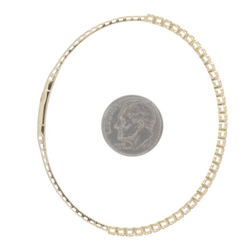 Donna Bracciale Flex con diamanti in oro giallo da 6,3/4