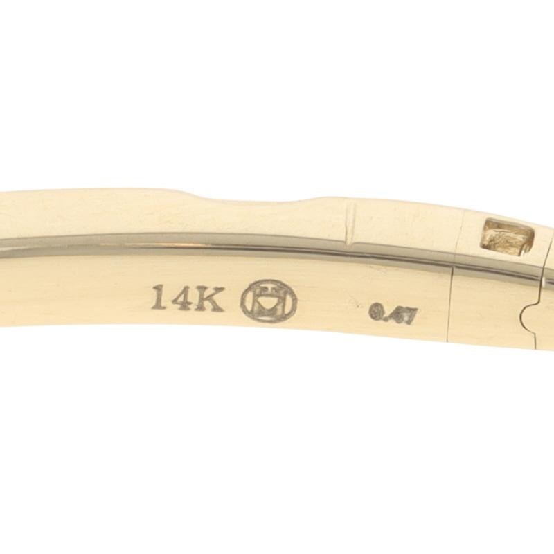 Bracciale Flex con diamanti in oro giallo da 6,3/4