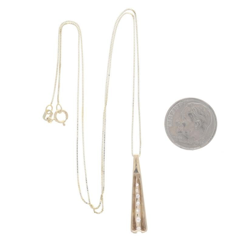 Collier pendentif « Graduated Journey » en or jaune 18