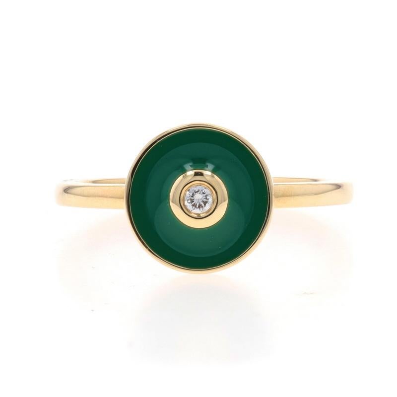 Verkaufspreis: $830

Größe: 6 1/2
Gebühr für Größenanpassung: Up 3 Größen für $35 oder Down 2 Größen für $35

Marke: Michael M
Design/One:  Chroma Bullseye

Metallgehalt: 14k Gelbgold

Informationen zu Stein
Natürlicher Diamant
Karat(e):